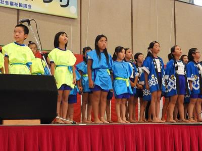 元気な発表、大評判でした！（中央学童クラブ）