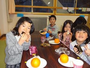 １年間の幸運を祈って・・・　（長井市中央北学童クラブ）