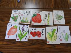  避難者支援・5月定期交流会　～絵手紙教室をしました～
