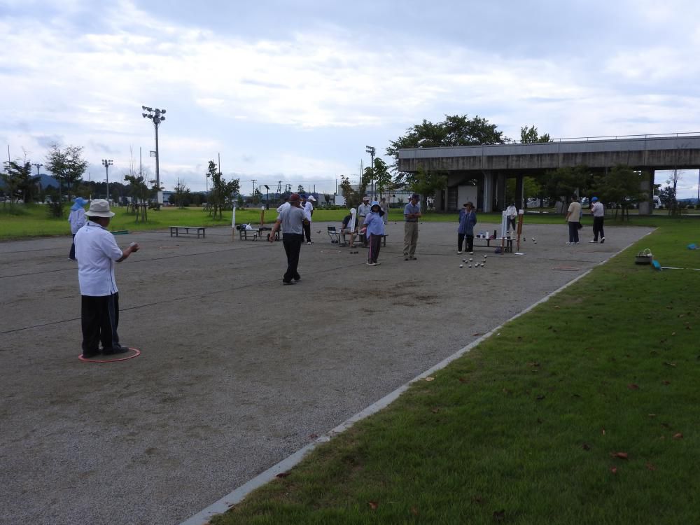 長井市老ク連　「健康づくりペタンク大会」を開催しました