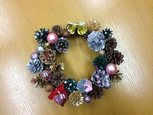 クリスマスリースづくりを開催します
