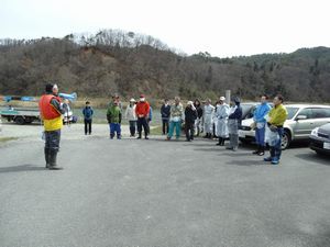 最上川河川清掃交流会を開催しました