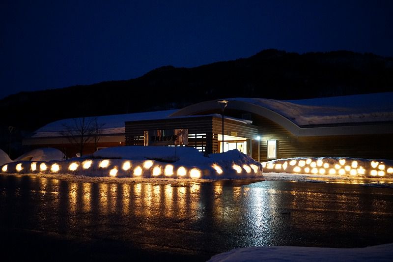 ながい雪灯り回廊＊まちとダムをつなぐスノーランタン