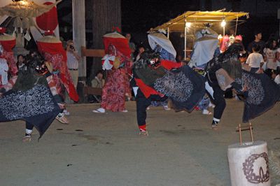 【最後の奉納～五十川獅子踊り】