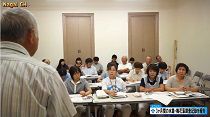 水路と梅花藻の調査結果報告会(H28.9.3) 
