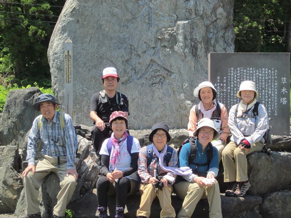 大人のハイキング教室♪田沢地区草木塔巡り編
