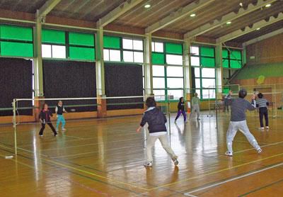 ☆学習ひろば　バドミントン教室