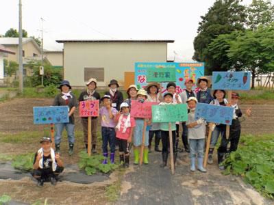 ☆☆食の安全安心事業 畑の楽耕（はたけのがっこう）～看板をつくりました！