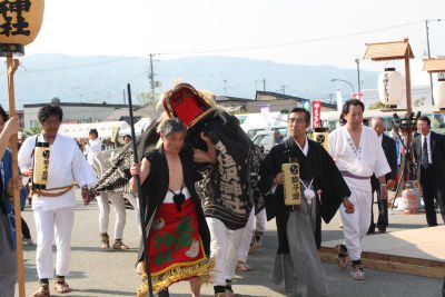 【第21回ながい黒獅子まつり～伊佐沢神社】