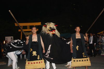 【第21回ながい黒獅子まつり～五所神社】