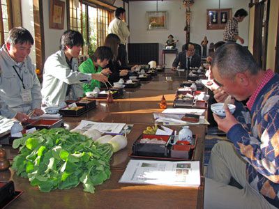 【花作大根でそばをいただく会】