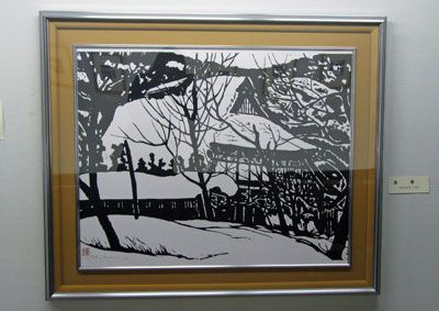 【丸大扇屋で菊地隆知木版画展開催中です】
