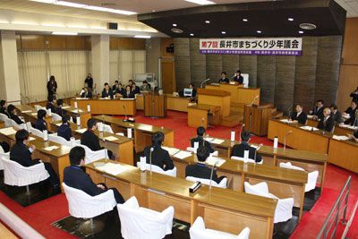 【第7回長井市まちづくり少年議会】