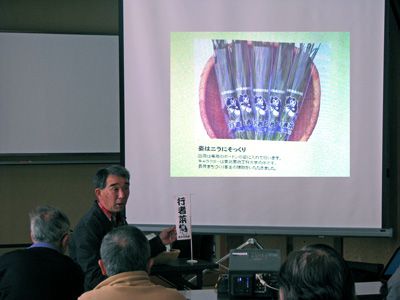 【行者菜栽培説明会が行われました】