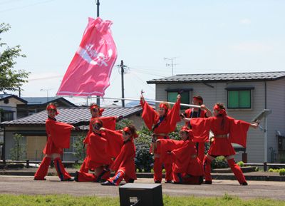【灼熱！置賜よさこい祭りが開催されました！】