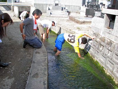 【もうすぐ水まつり！川と心をクリーニング！】
