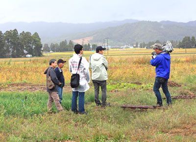 【BSプレミアムにフラワー長井線が登場～撮影が行われました！】