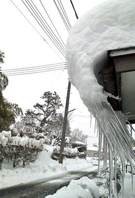 【あっという間に雪の中…】