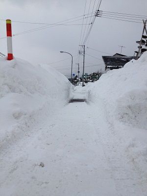 【雪の壁】