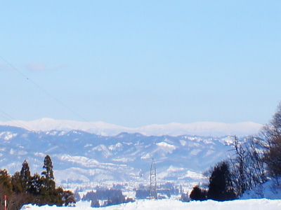 【道照寺平スキー場から…蔵王が！？】