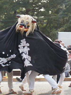 【第24回ながい黒獅子まつり～寺泉　五所神社】