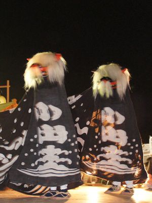 【第24回ながい黒獅子まつり～小出　白山神社・皇大神社】