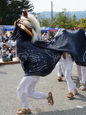 【第25回ながい黒獅子まつり～今泉　稲荷神社】