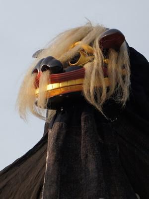 【第25回ながい黒獅子まつり～上伊佐沢　伊佐沢神社】