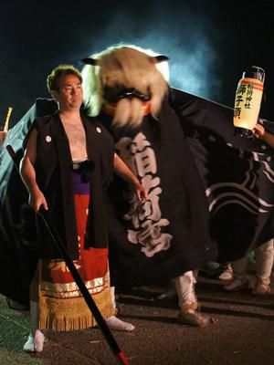 【第25回ながい黒獅子まつり～九野本　稲荷神社】