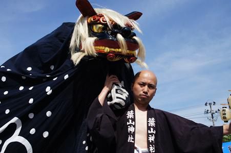 【第26回ながい黒獅子まつり～葉山神社(白兎)】