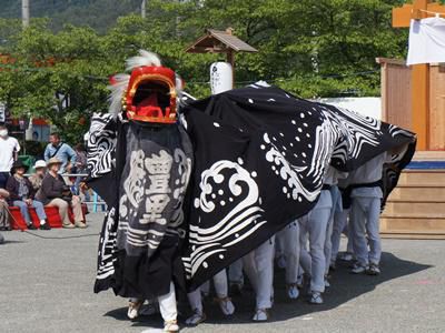 【第26回ながい黒獅子まつり～豊里神社(時庭)】