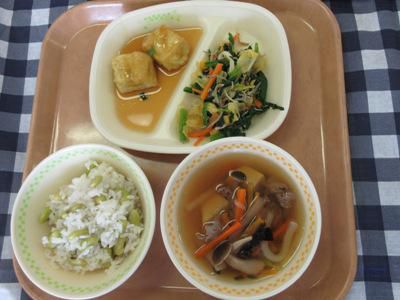 【給食甲子園入賞メニューを作りました】