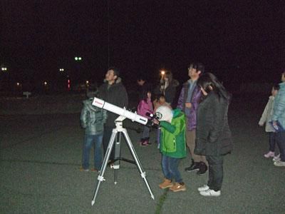 【冬の星座教室が開かれました】