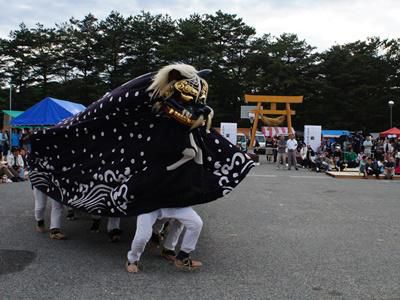 【第27回ながい黒獅子まつり～総宮神社（勧進代）】