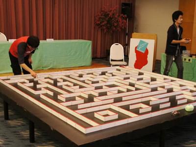 【明日のマイクロマウス東北地区大会に向けて試走会実施！】