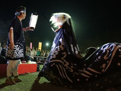 【第28回ながい黒獅子まつり－津島神社（森）－】