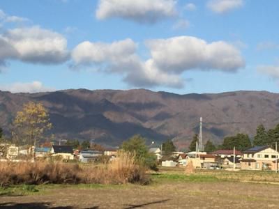 【晩秋から初冬の景色に】