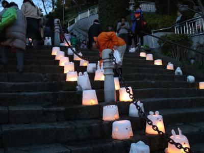 【雪灯り回廊　ｉｎ　池上本門寺】