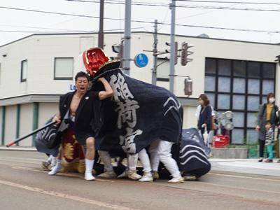 【第29回ながい黒獅子まつり－稲荷神社（九野本）－】