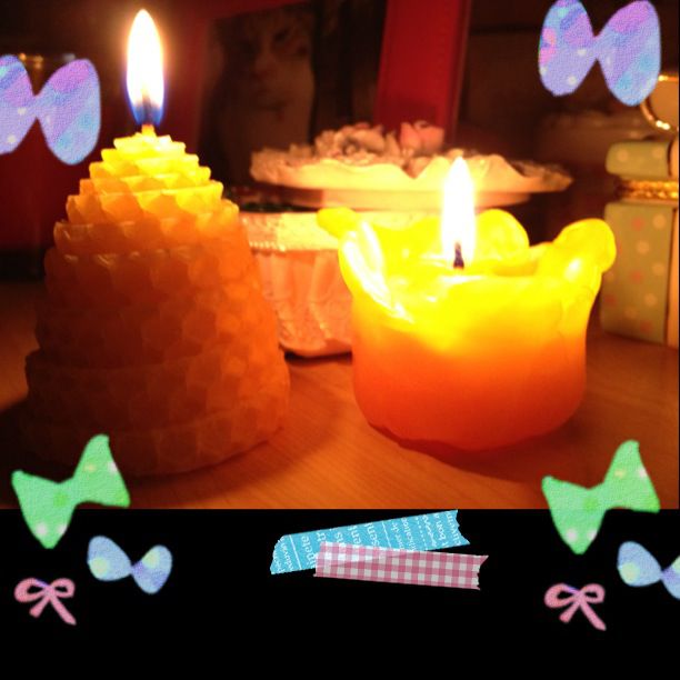 蜜ろうそく☆