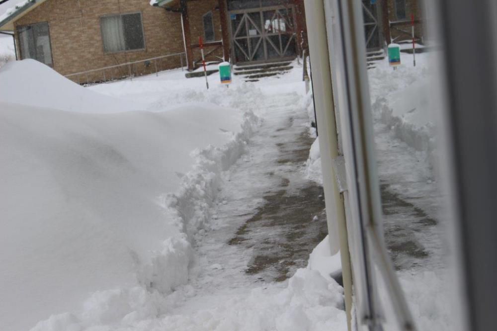除雪・・・