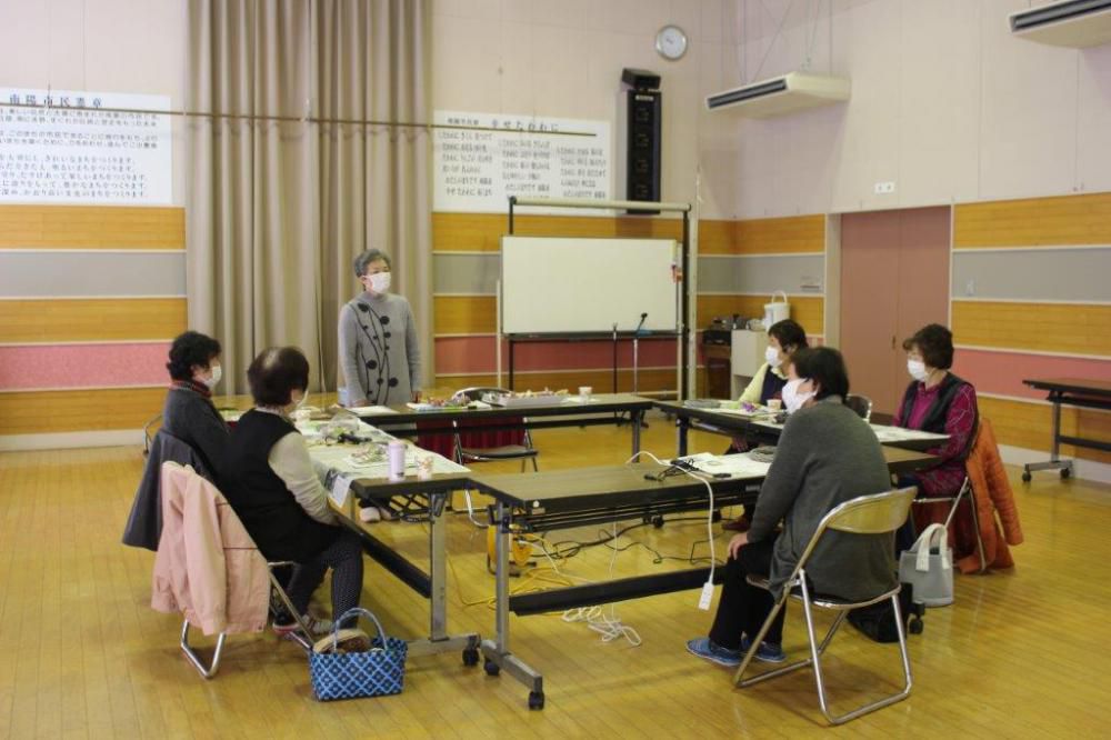 春のリースづくり教室