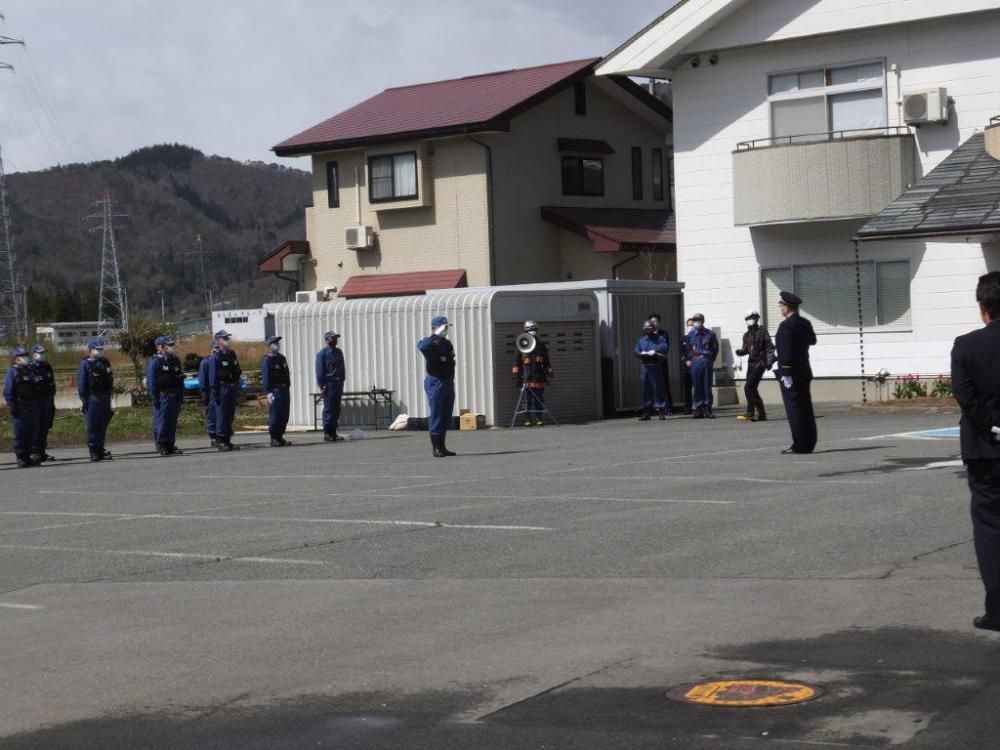 令和３年南陽市春季消防演習