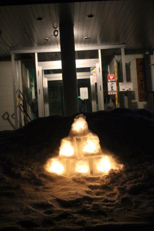 雪灯篭