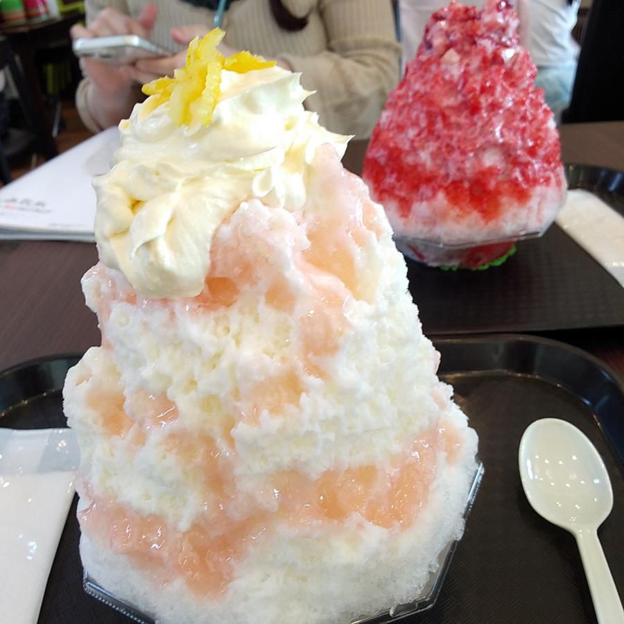 暑いので…
