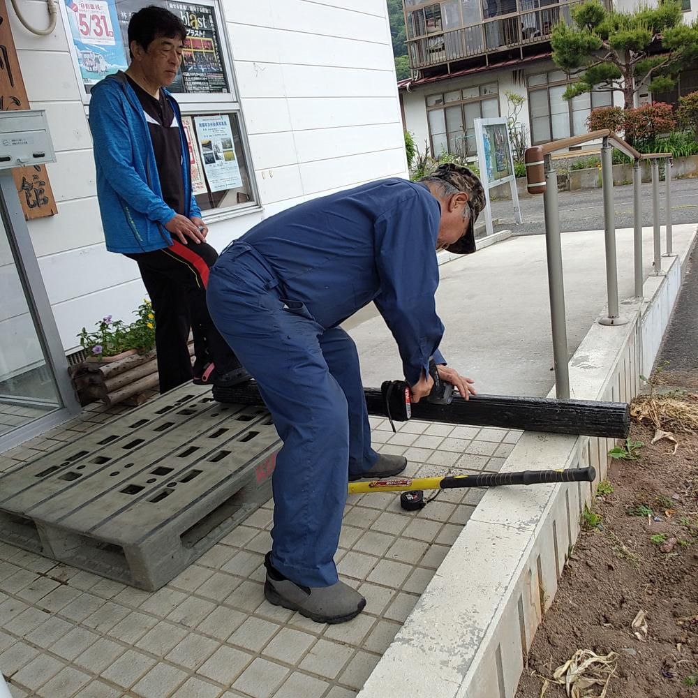 岩部山遊歩道整備 準備