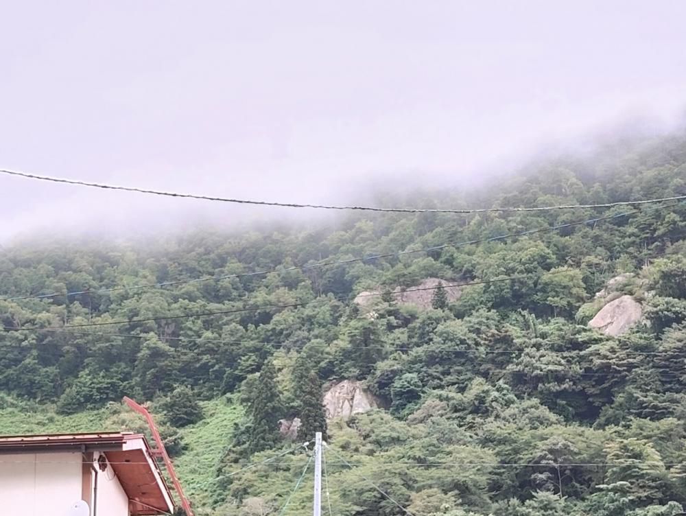 今朝の岩部山
