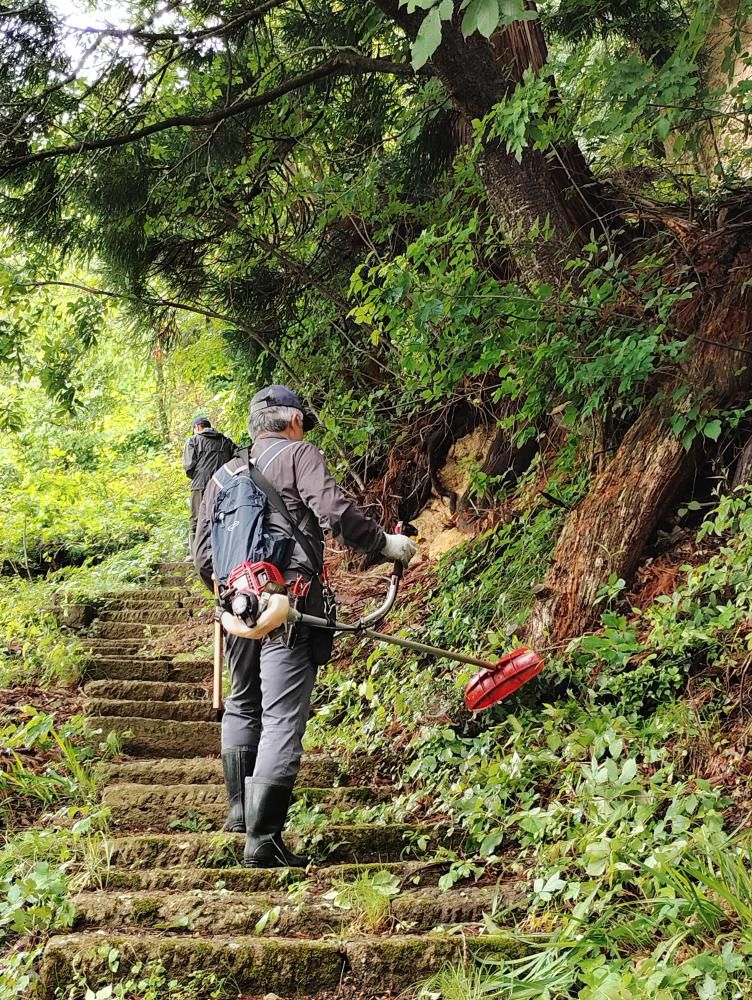 岩部山遊歩道整備