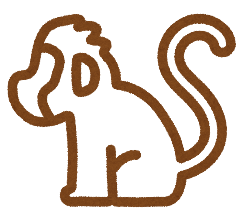 サル出没注意！！