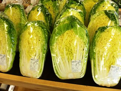 白菜の半切り！